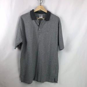 Disney Gray Polo Shirt Mickey Applique